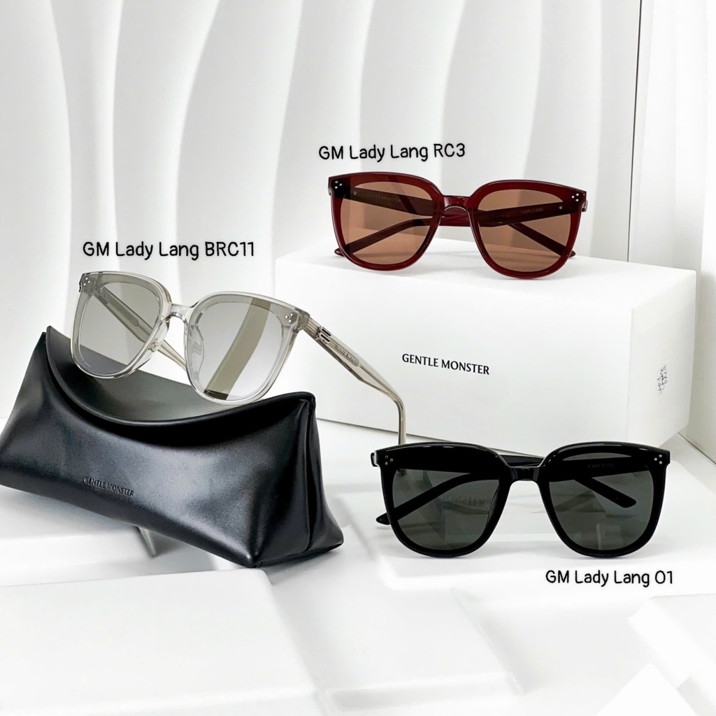 Kính Mát Gentle Monster Lady Lang 01 Màu Đen