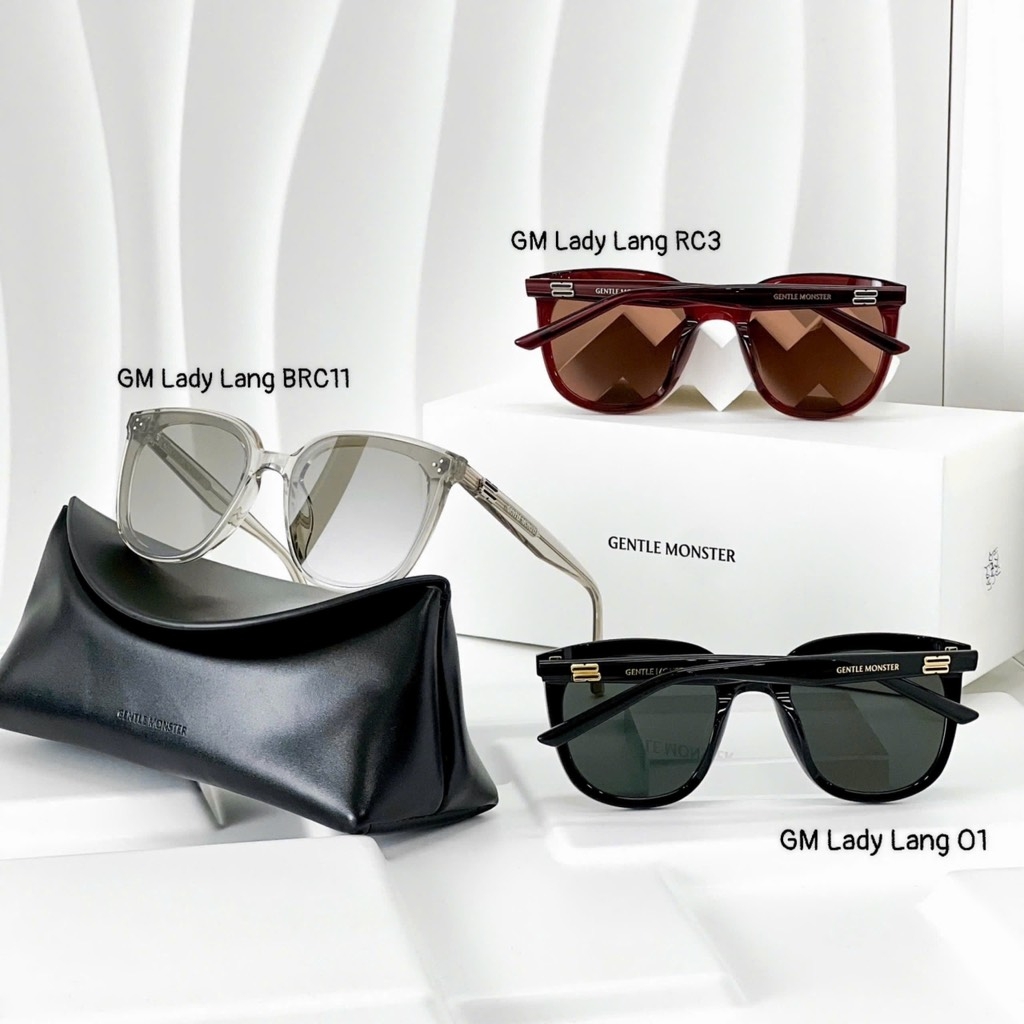 Kính Mát Gentle Monster Lady Lang 01 Màu Đen
