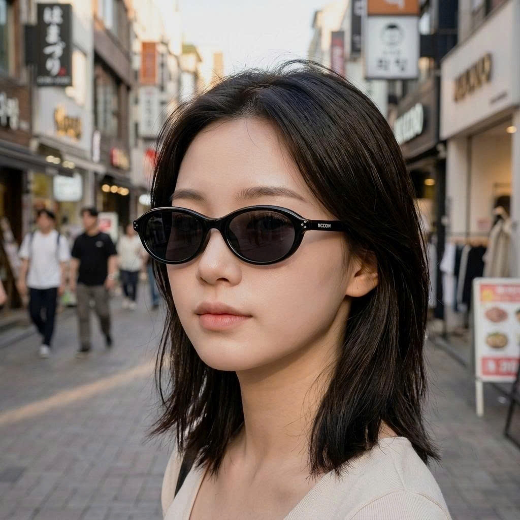 Kính Mát Hàn Quốc Mccoin Kai 01 Màu Đen