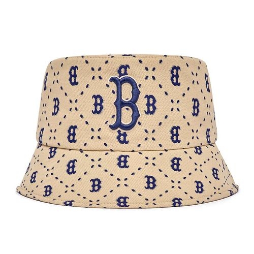 Mũ MLB Bucket Dia Logo Chữ B 3AHTM023N-43SAL Màu Be