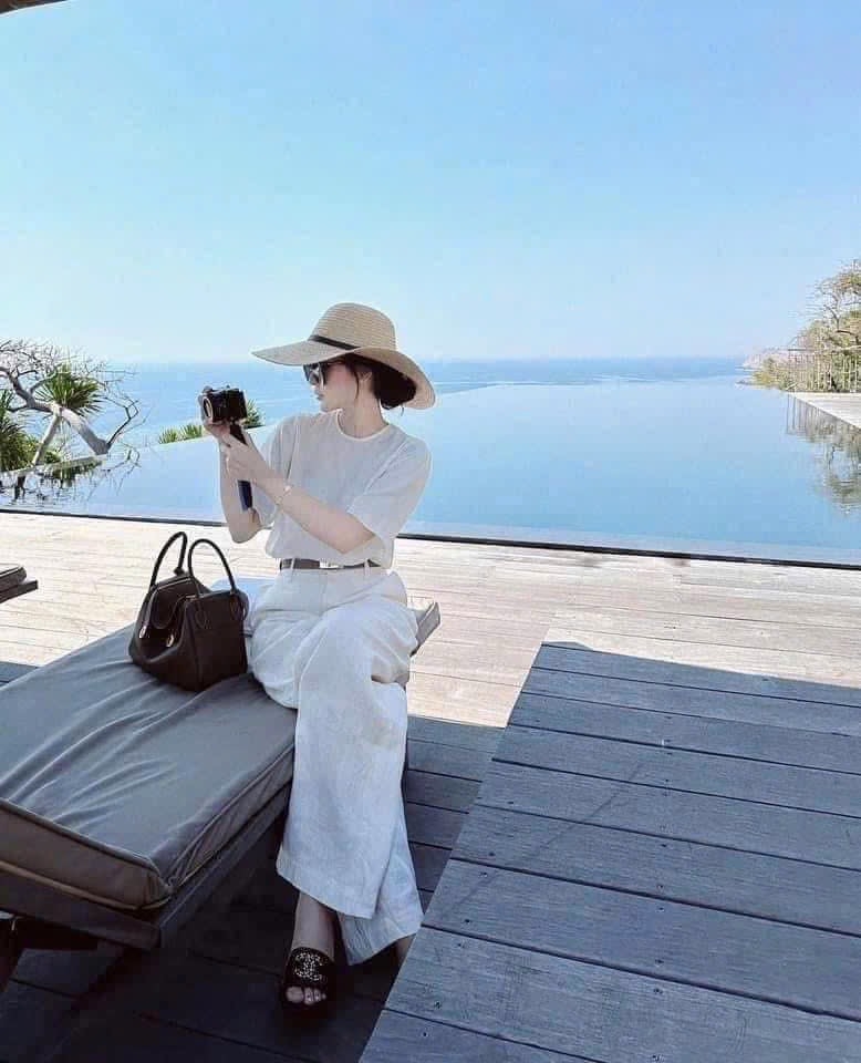 Quần lanh trắng dài Hàn quốc