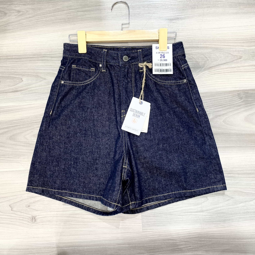 Quần Short Bò Whoau WHTJB2501F Màu Xanh