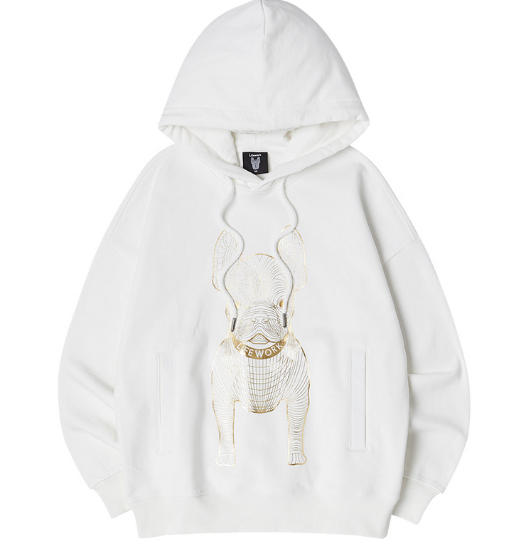 Áo Hoodie Lifework Màu Trắng