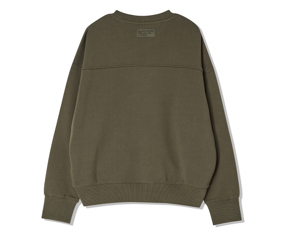 Áo Nỉ Lifework Logo Basic Freesize 2023 Màu Xanh