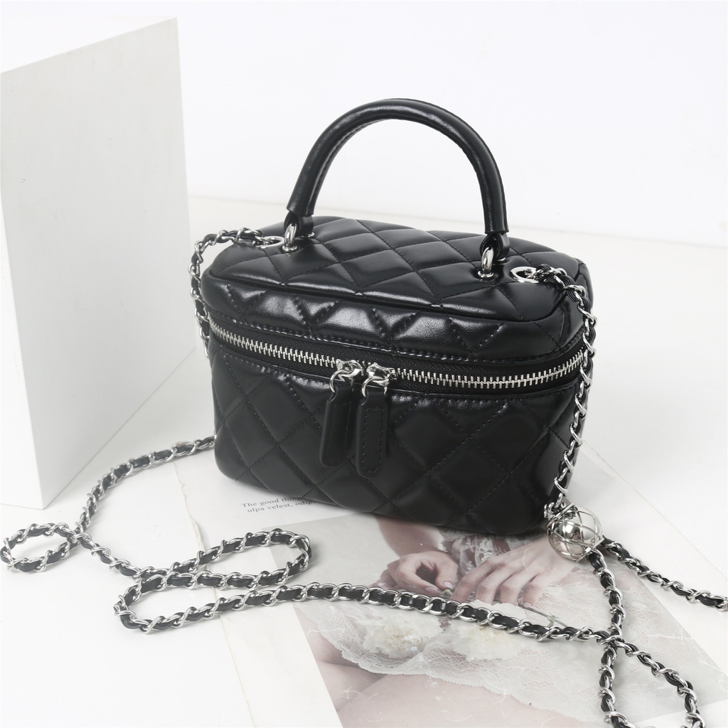 Túi Chanel Remake Hàn Da Bò Nhập Khẩu 2023 Size 17 cm