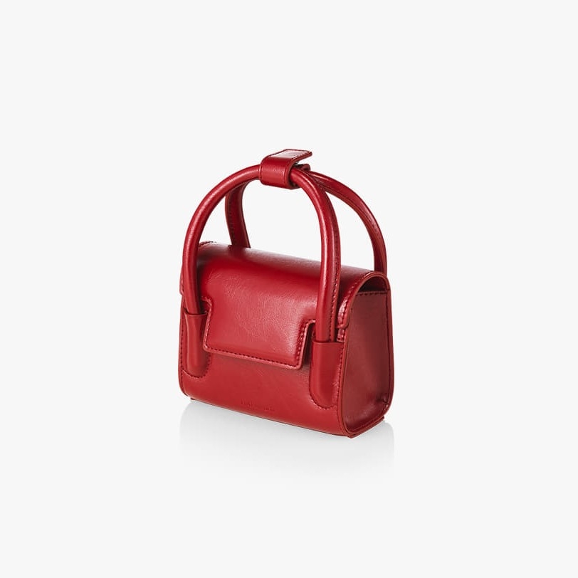 Túi Đeo Chéo Find Kapoor Mini Marty Crinkled Màu Đỏ