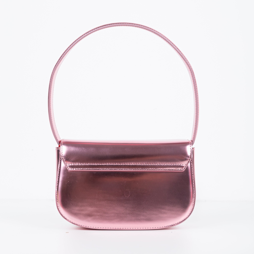 Túi Đeo Vai Diesel Women's Shoulder Bag Mirrored Leather Pink X08396PS202 Màu Hồng