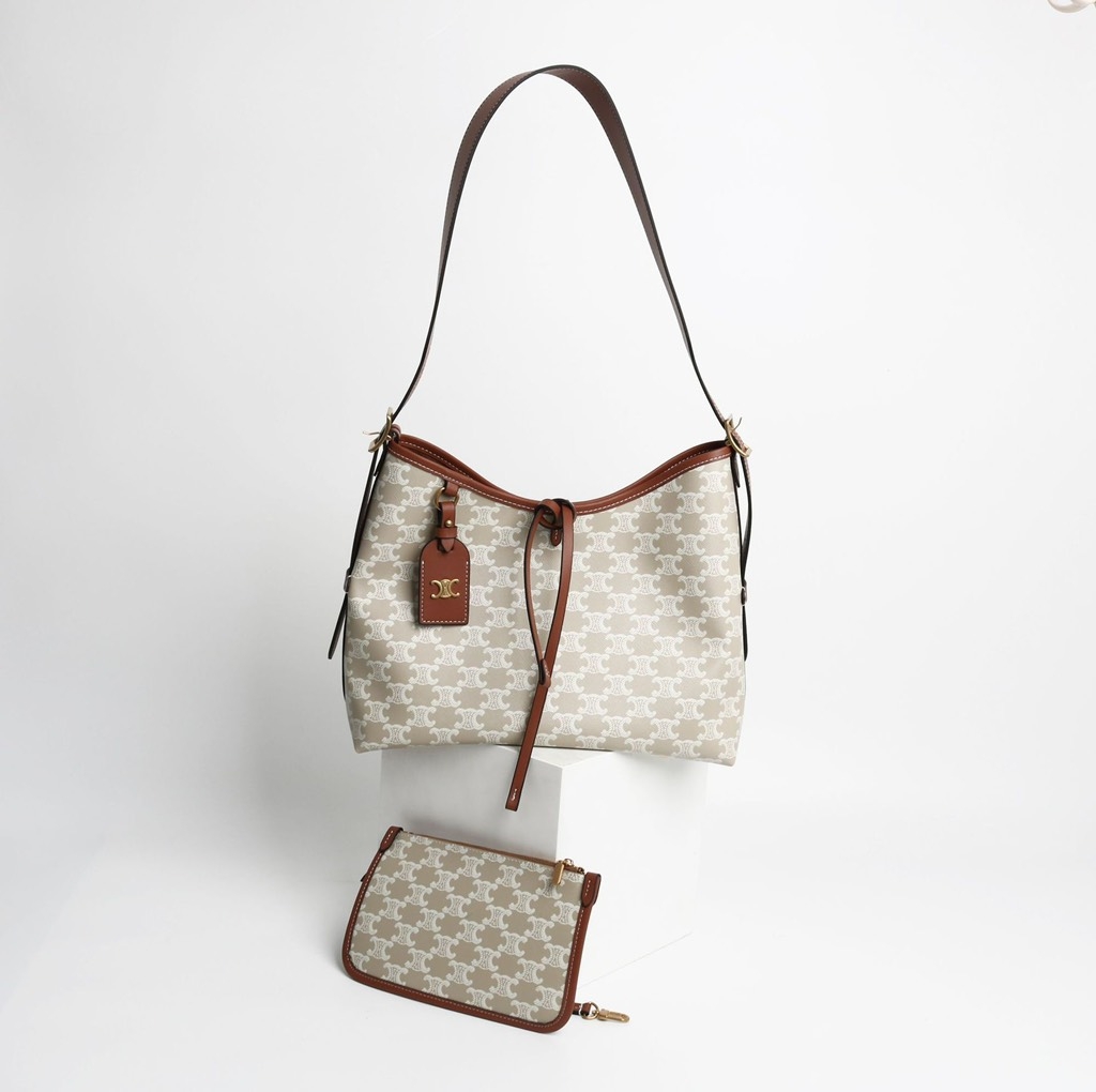 Túi Xách Celine Hobo Remake Hàn Da Bò Size 30cm