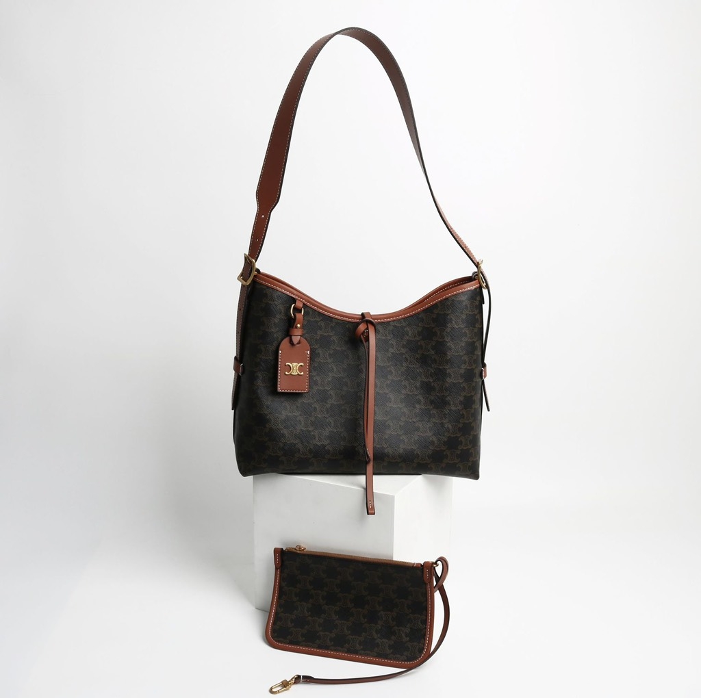 Túi Xách Celine Hobo Remake Hàn Da Bò Size 30cm