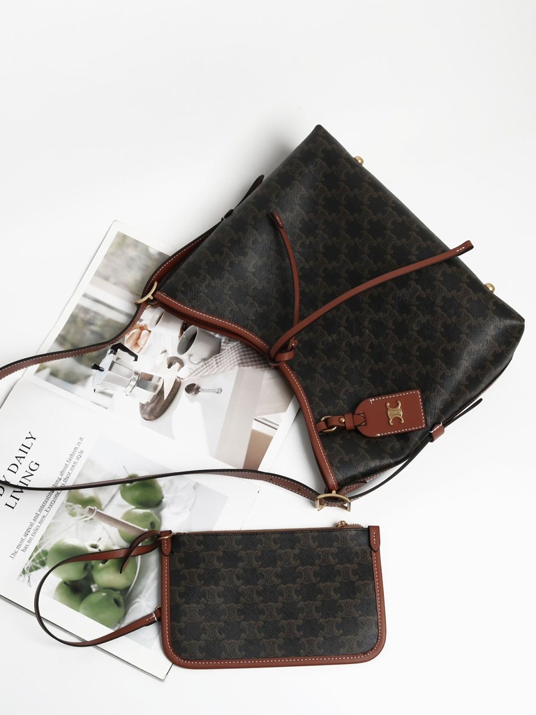 Túi Xách Celine Hobo Remake Hàn Da Bò Size 30cm