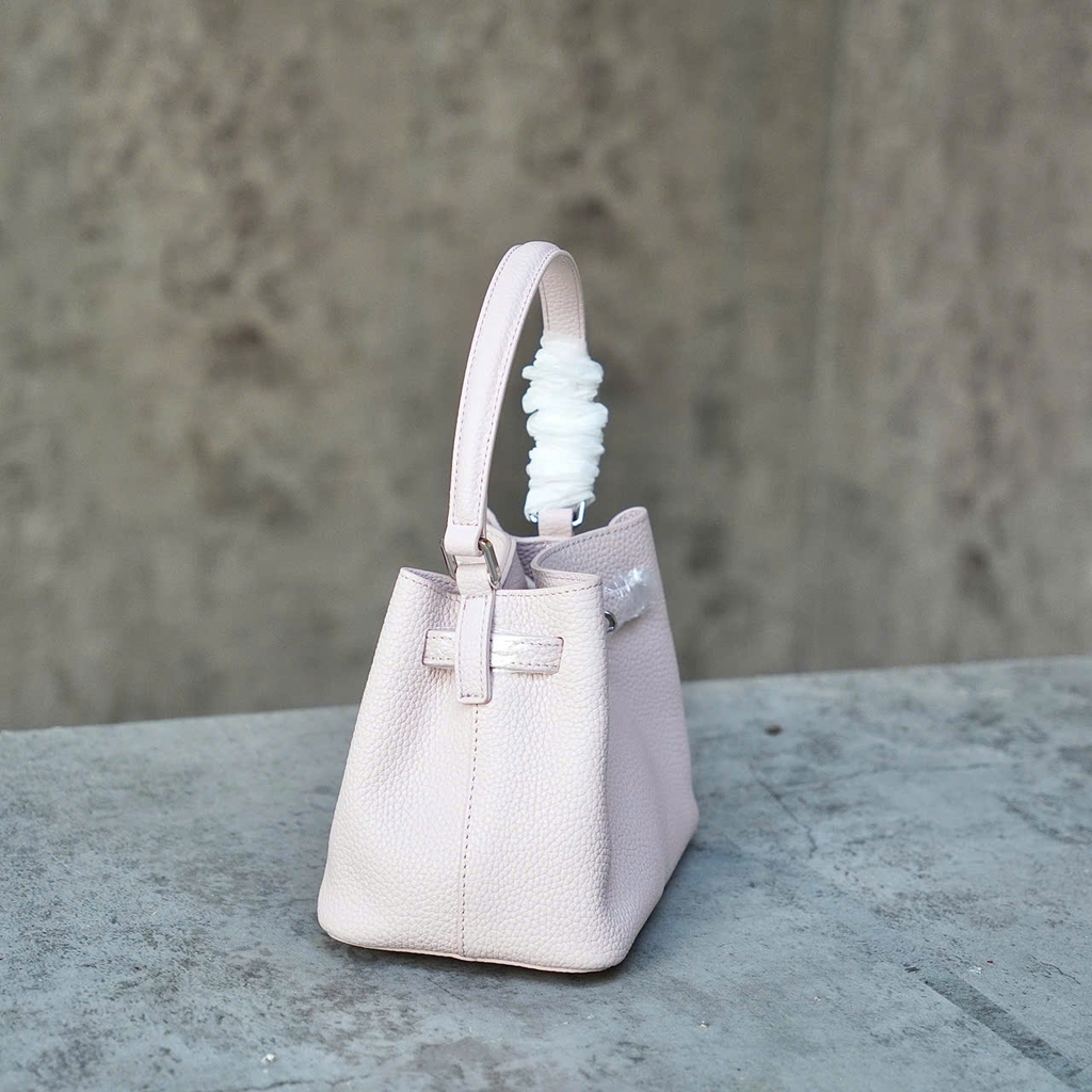 Túi Mini Kelly Bucket Bản Hàn Da Bò