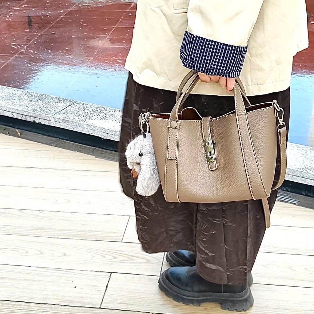Túi Mini Tote Bag Oscar Korea Da Bò Togo Size 23cm