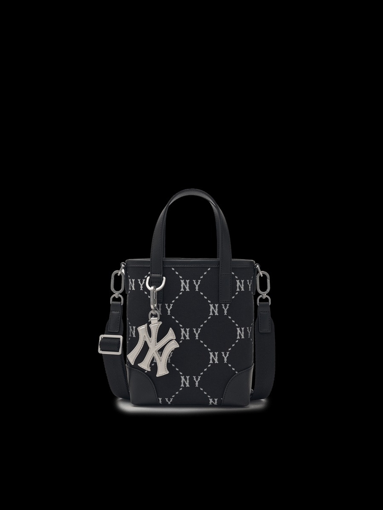 Túi MLB Crossbag Mini Diamond Monogram Đen trắng