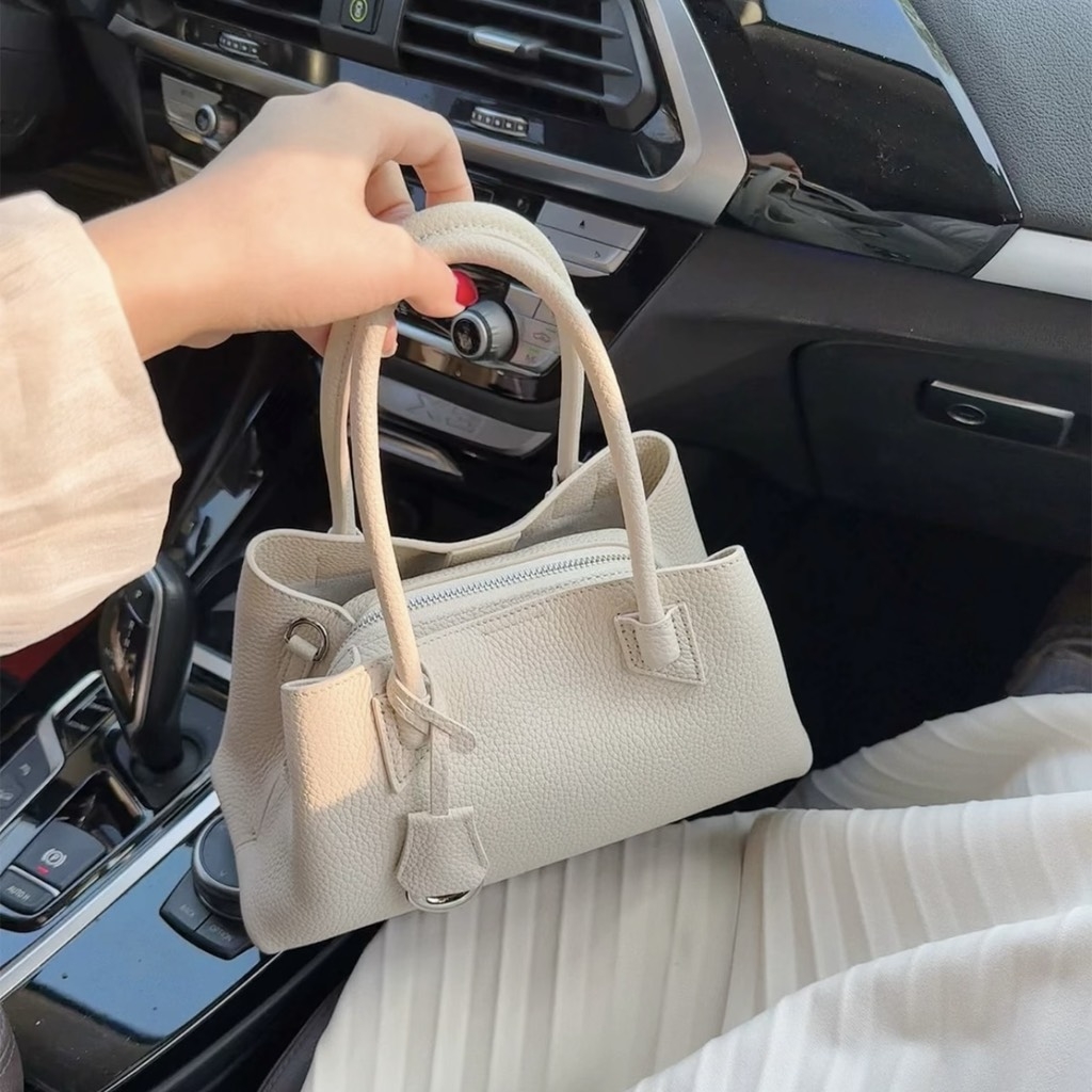 Túi Tote Bag Thiết Kế Hàn 2026 Da Bò Togo Size 27cm