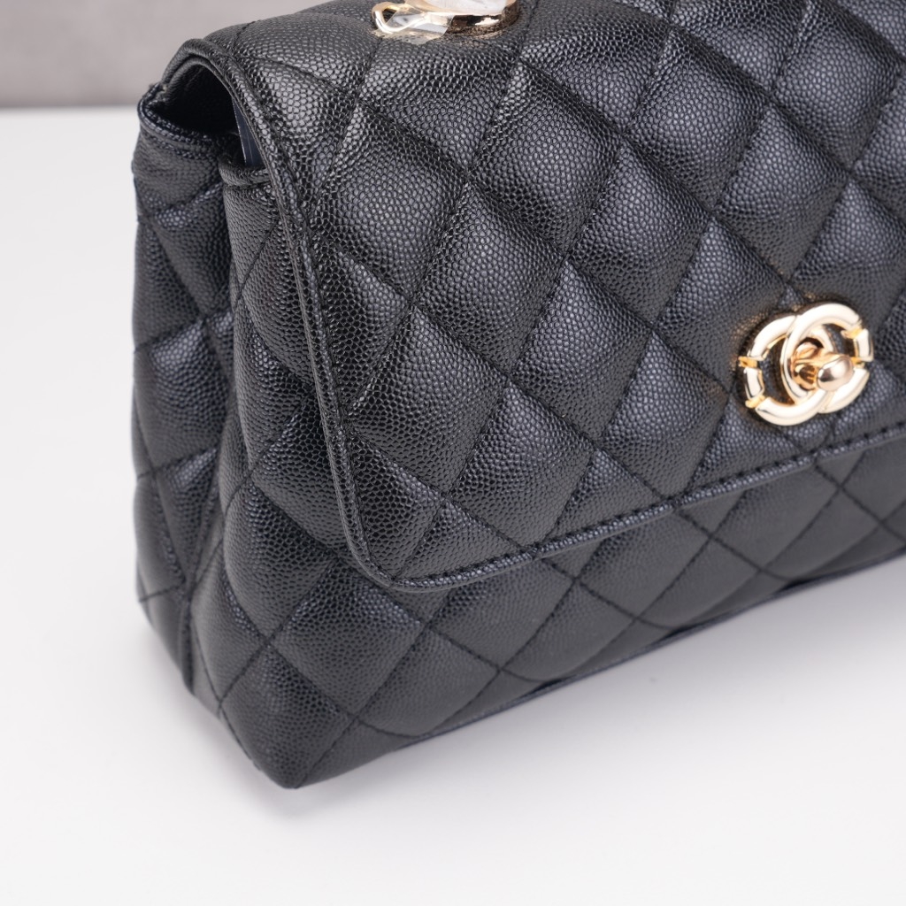 Túi Xách Chanel Coco 9.5 Bản Hàn Da Caviar Size 25 cm