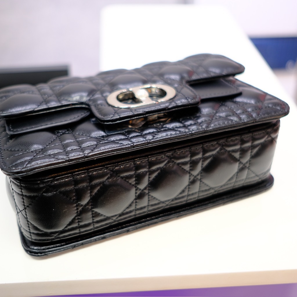 Túi Xách Dior Caro Remake Hàn Da Cừu Size 21cm