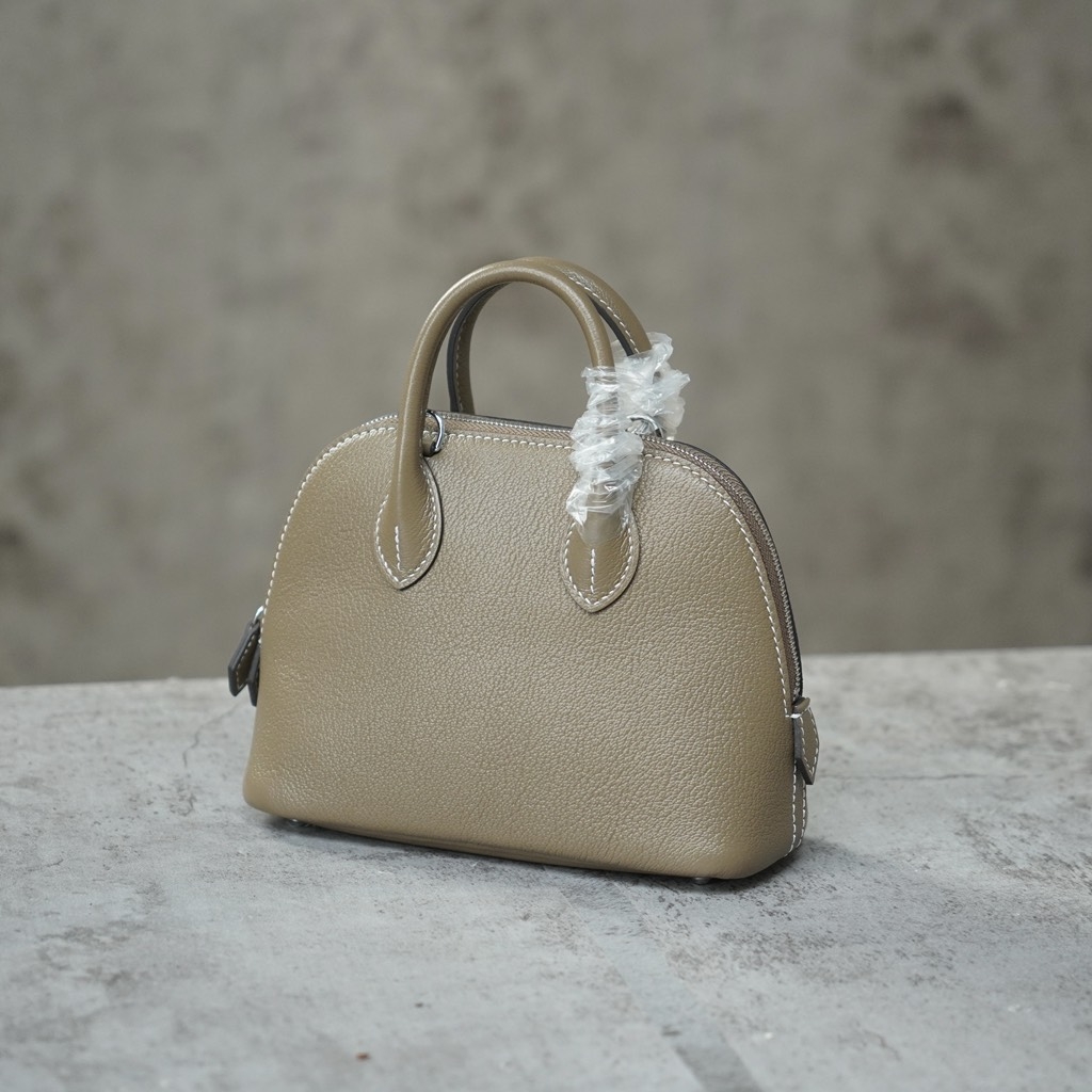 Túi Xách Hermes Bolide Mini Da Bò 18cm