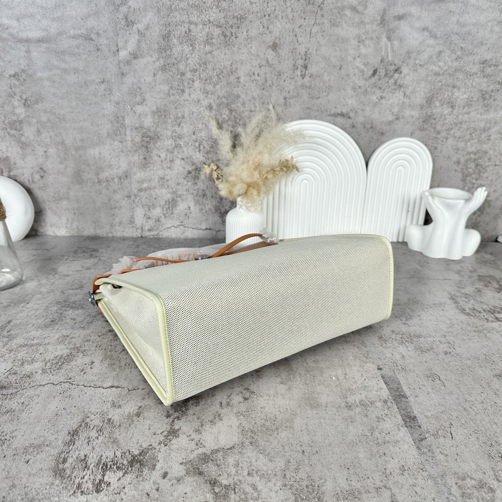Túi Xách Hermes Herbag Bản Hàn Size 31cm Màu Canvas
