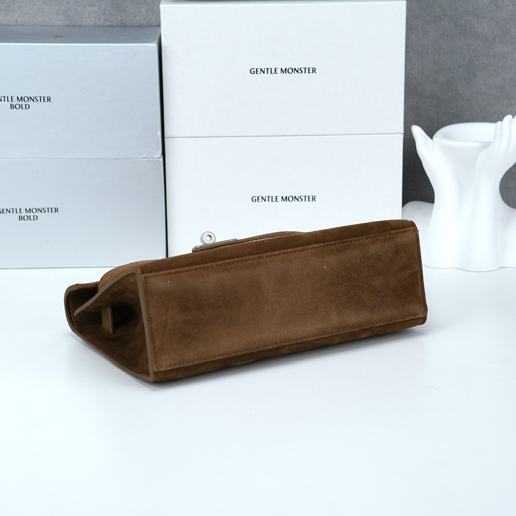 Túi Xách Hermes Kelly Pochette Bản Hàn Size 22 Da Lộn