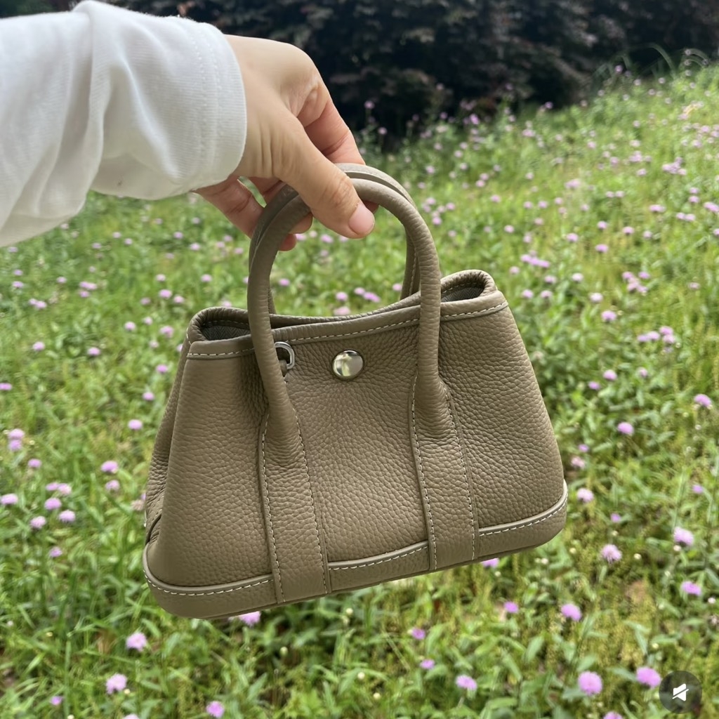 Túi Xách HM Garden Party 30 Bản Hàn Da Bò Size 20cm