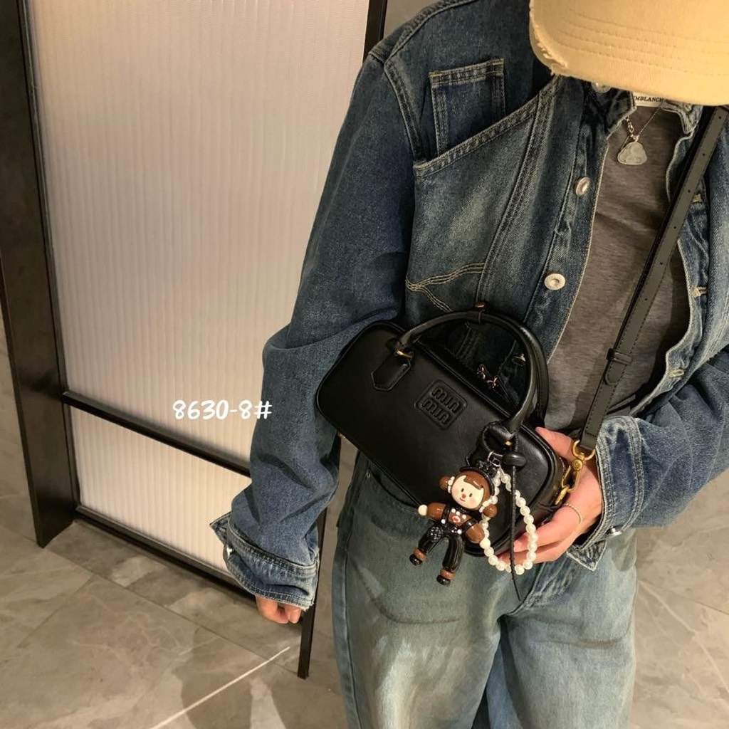 Túi Xách Miu Miu Arcadie Handle Màu Đen