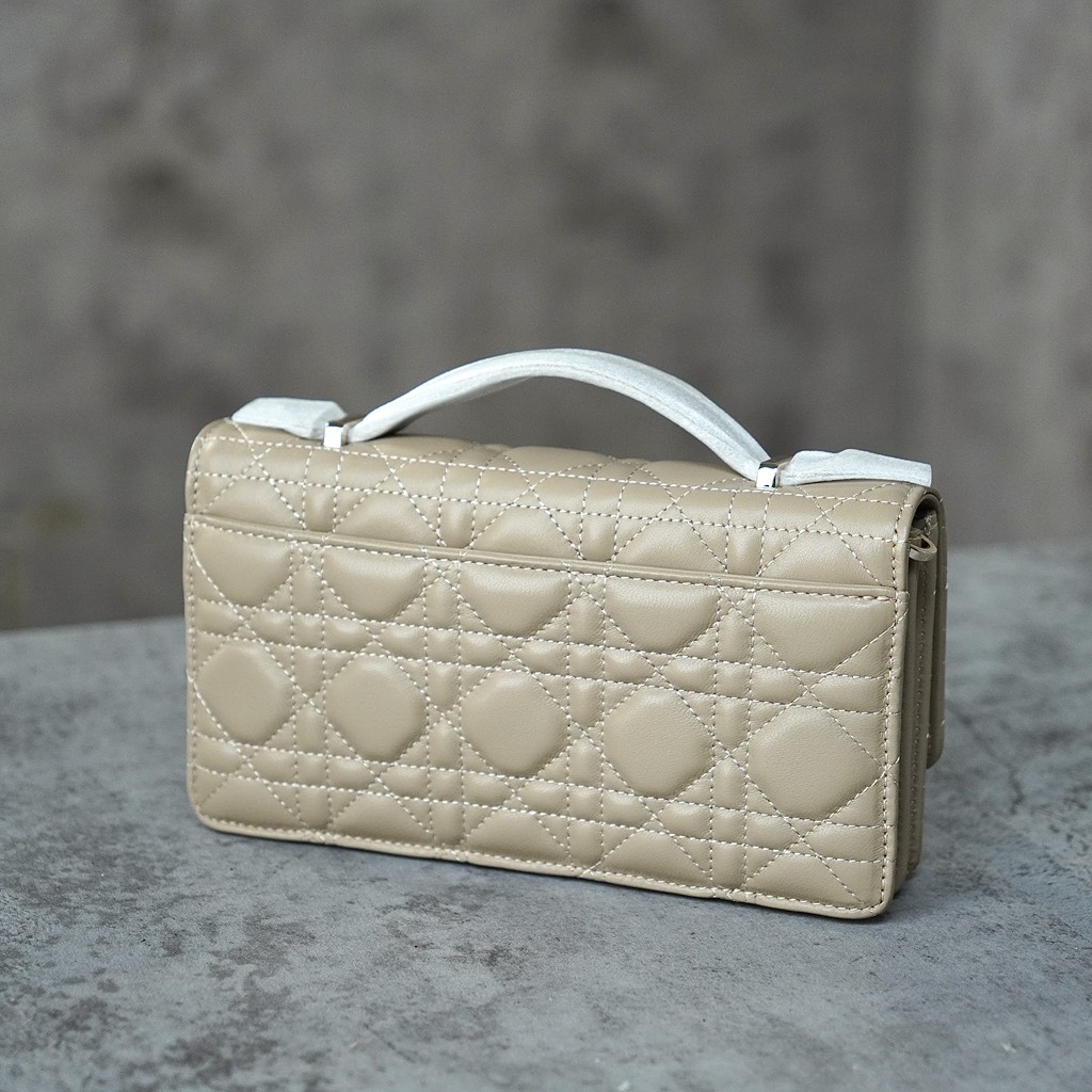 Túi Xách My Dior Mini Bag Da Cừu 21cm Màu Be