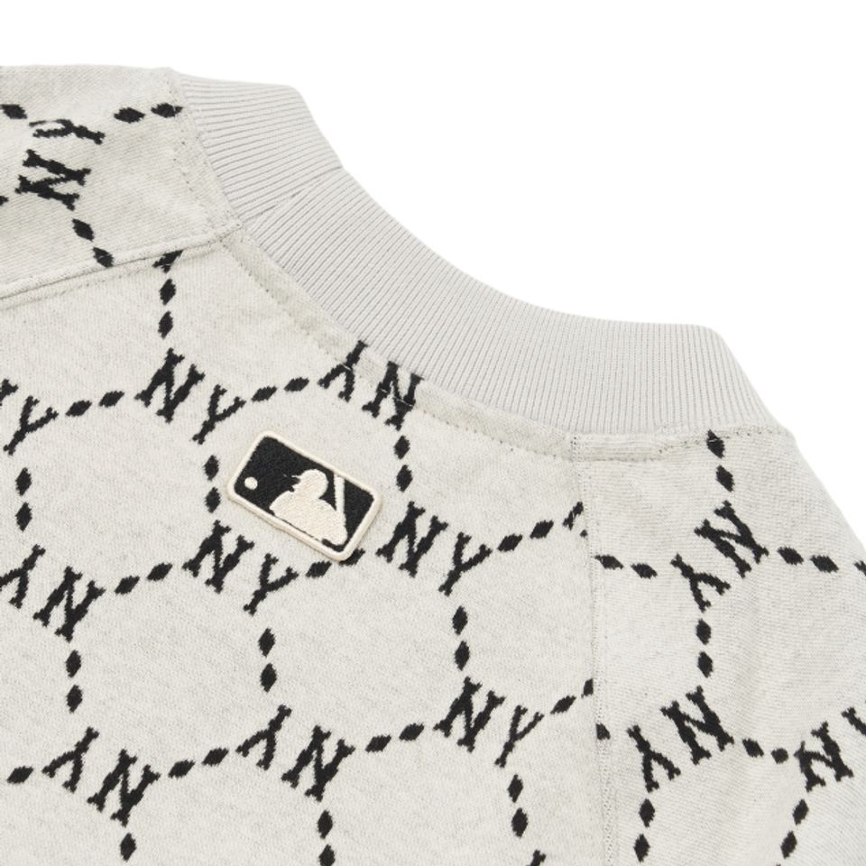 Váy MLB Monogram Slim Logo NY 3FOPM0124-50CRS Màu Xám