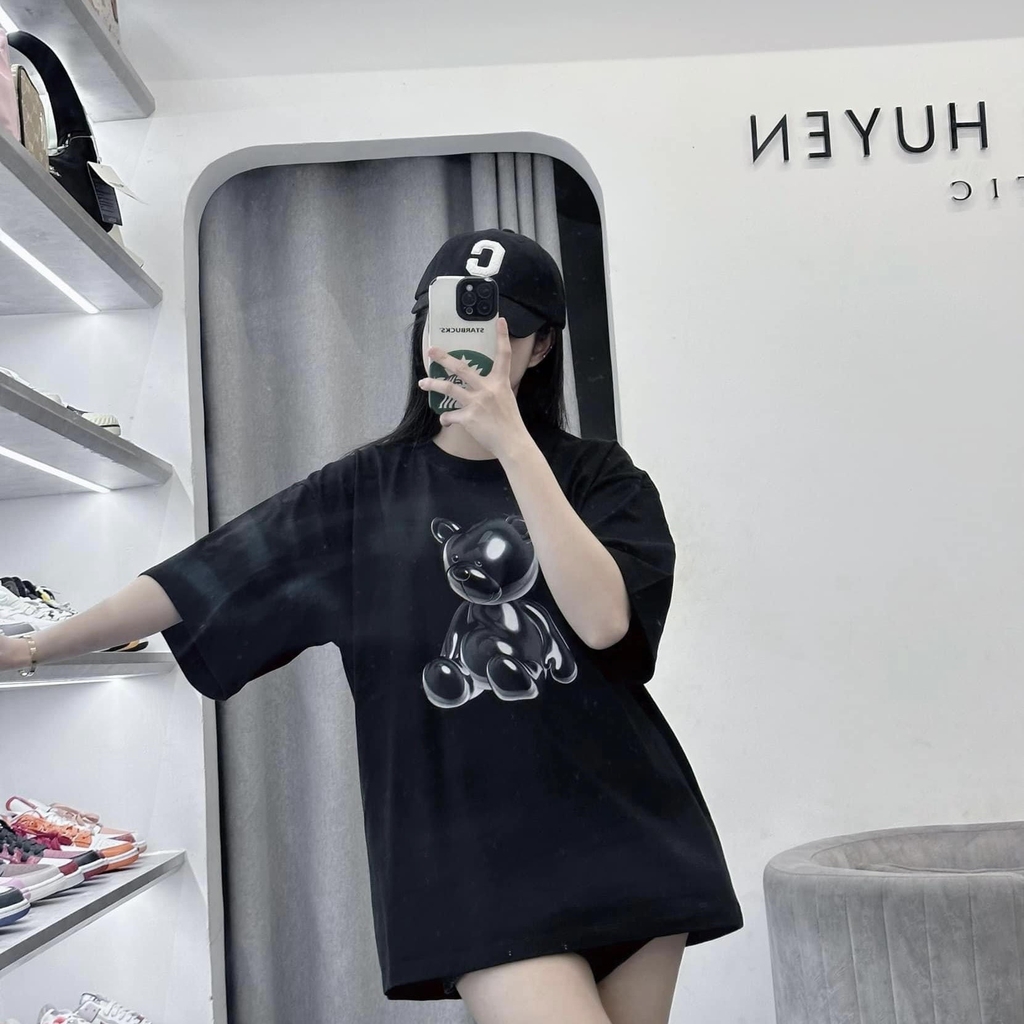 Áo Phông ADLV Gấu Metal Bear Màu Đen