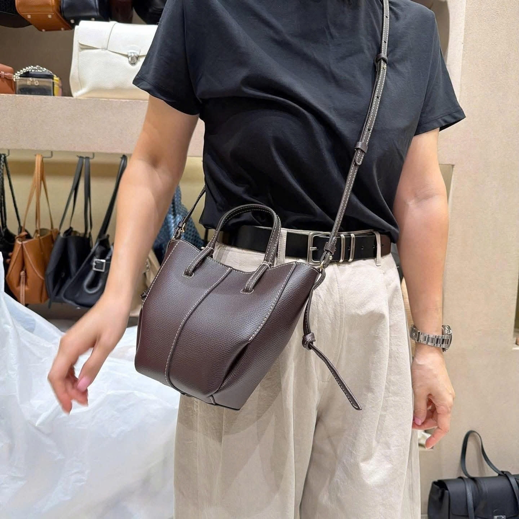 Túi PL Cyme Bản Hàn Da Bò 2026 Size Mini