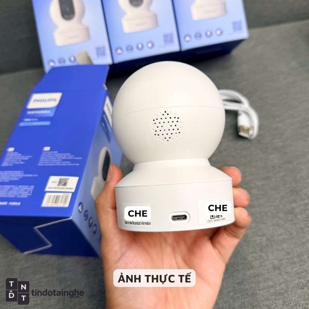 Camera Xoay WiFi Phillips 6000 Series (TAI6000W) | Theo Dõi Ban Đêm, Mic Thoại 2 chiều, App tiếng việt