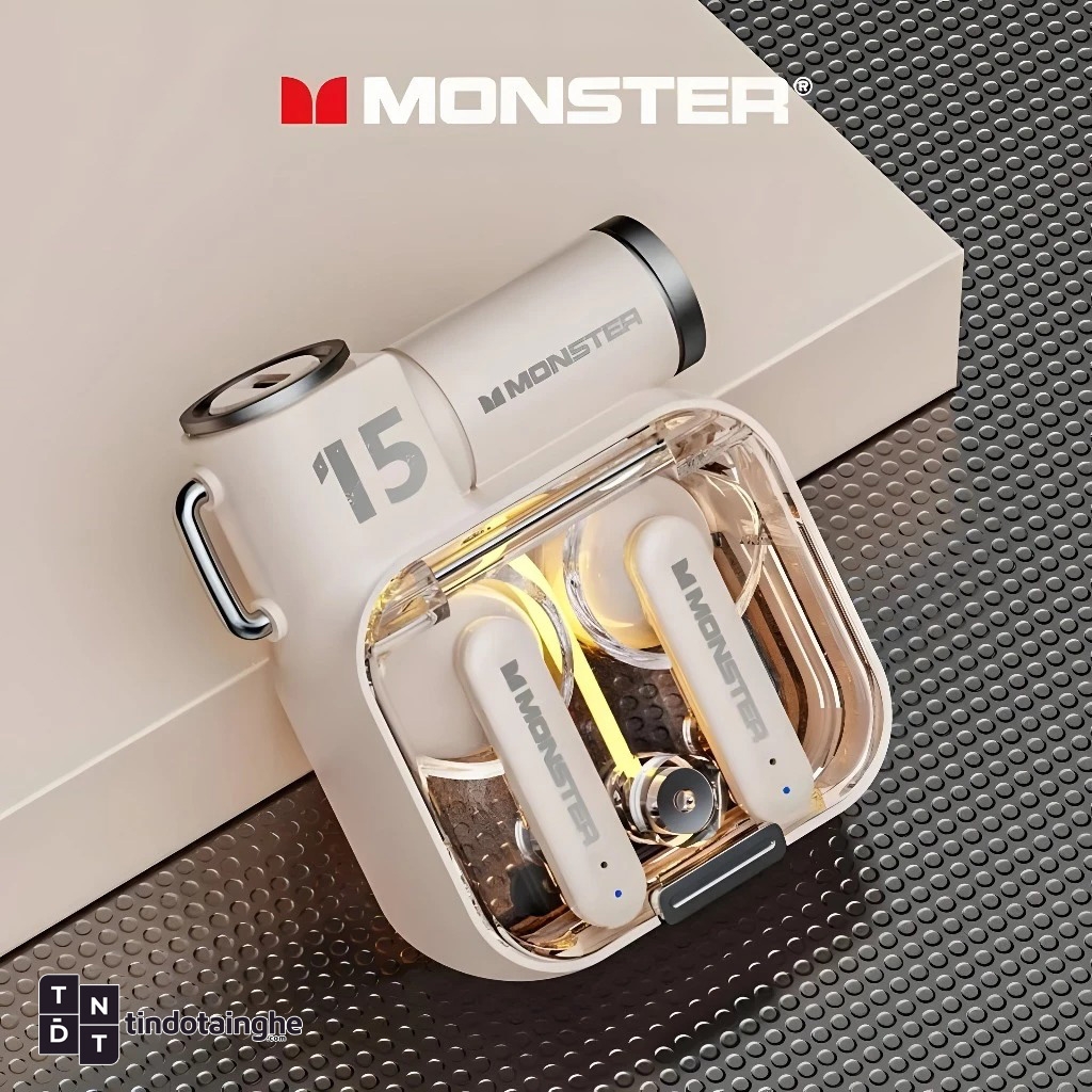 Tai Nghe Bluetooth Monster XKT15 | New - Gamemode, HiFi Sound Quality, Bluetooth 5.3