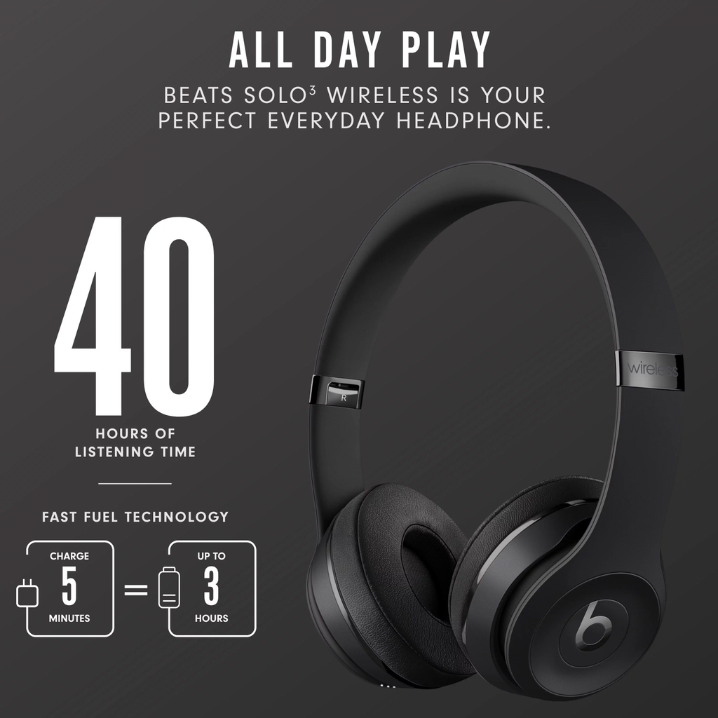 Tai nghe không dây Bluetooth Beats Solo 3 | NEW