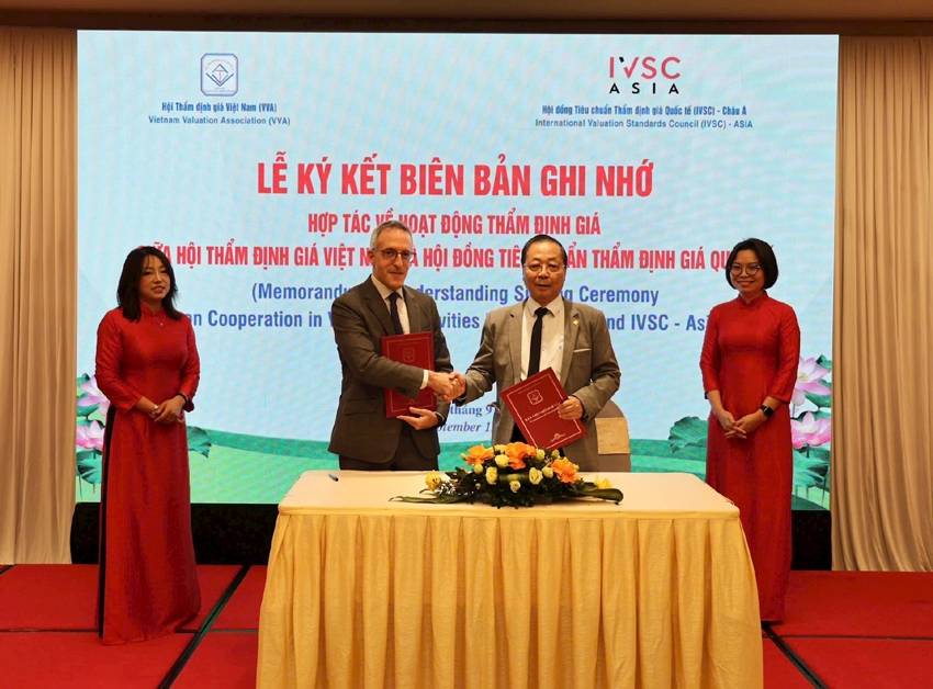 VVA và IVSC chính thức trở thành đối tác chiến lược, đẩy mạnh nghiên cứu về thẩm định giá