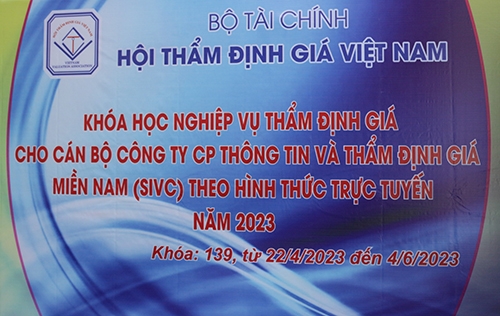 Khai giảng lớp nghiệp vụ thẩm định giá K139