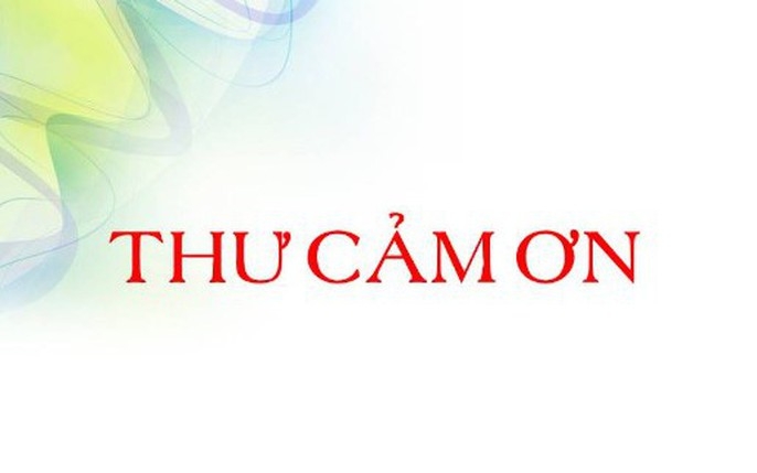 Thư cảm ơn