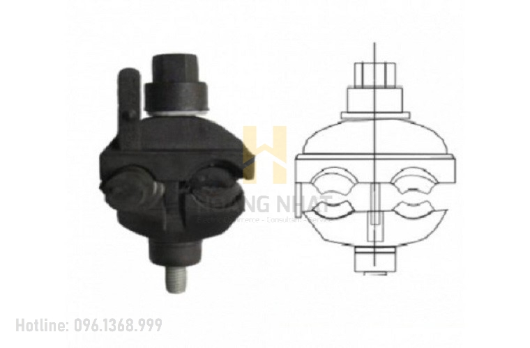 Ghíp chí đơn bọc nhựa 1 bulong 25-95 Đức Phát