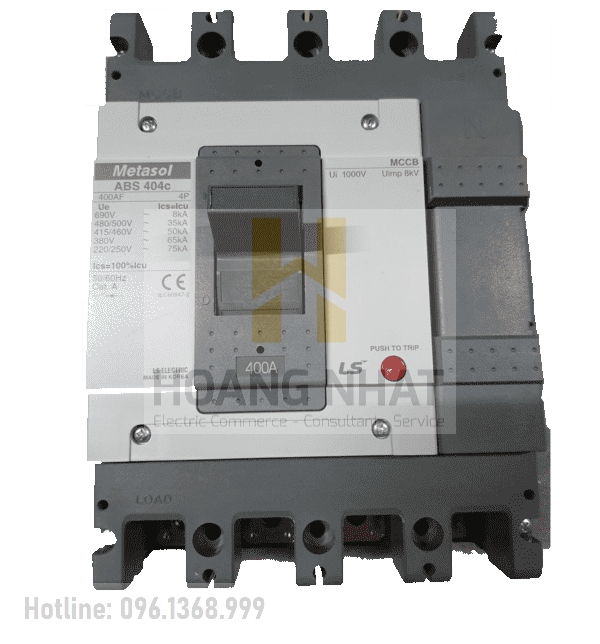 Aptomat MCCB ABS404c 4P 400A 65kA LS