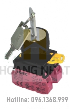 Công tắc xoay 3 vị trí có khóa YW1K-33DE02