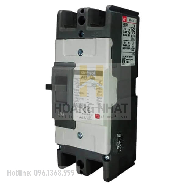 Aptomat MCCB ABS102c 2P 125A 85kA LS