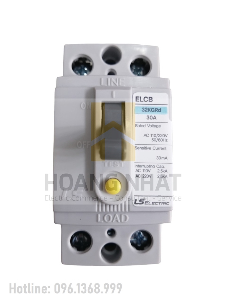 Aptomat ELCB 32KGRd 2P 30A 2.5kA LS