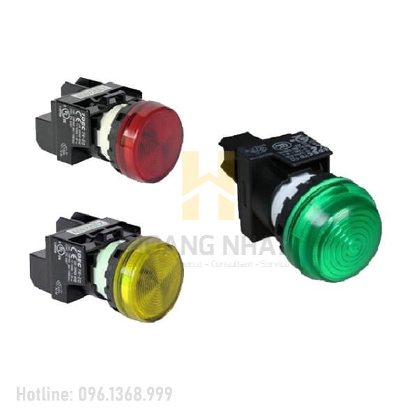 Đèn báo YW1P-1EQM3 (R,Y,W,G) 220V Idec