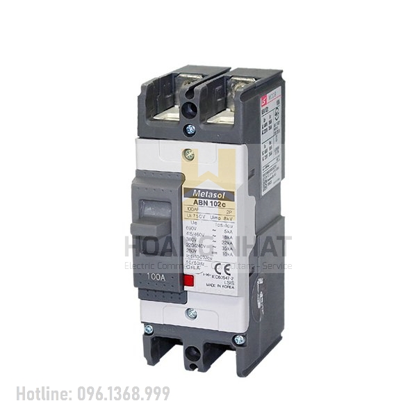Aptomat MCCB ABN102c 2P 50A 35kA LS
