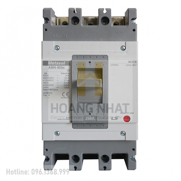 Aptomat MCCB ABN403c 3P 400A 42kA LS