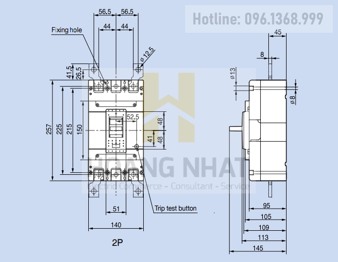 Aptomat MCCB ABN402c 2P 300A 50kA LS