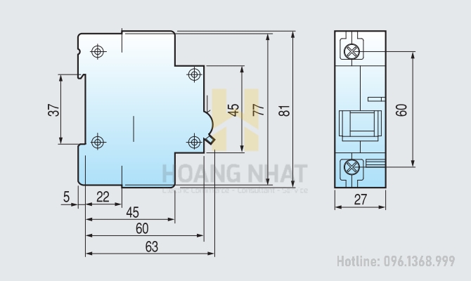 Aptomat MCB BKH 1P 125A 10kA LS