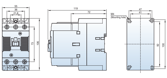 Contactor MC-65a 3P 65A (2a2b) LS