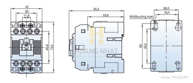Contactor MC-12a 3P 12A (1a) LS