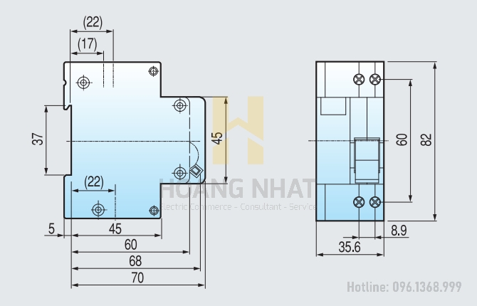 Aptomat RCBO RKP 1P+N 20A 4.5kA LS
