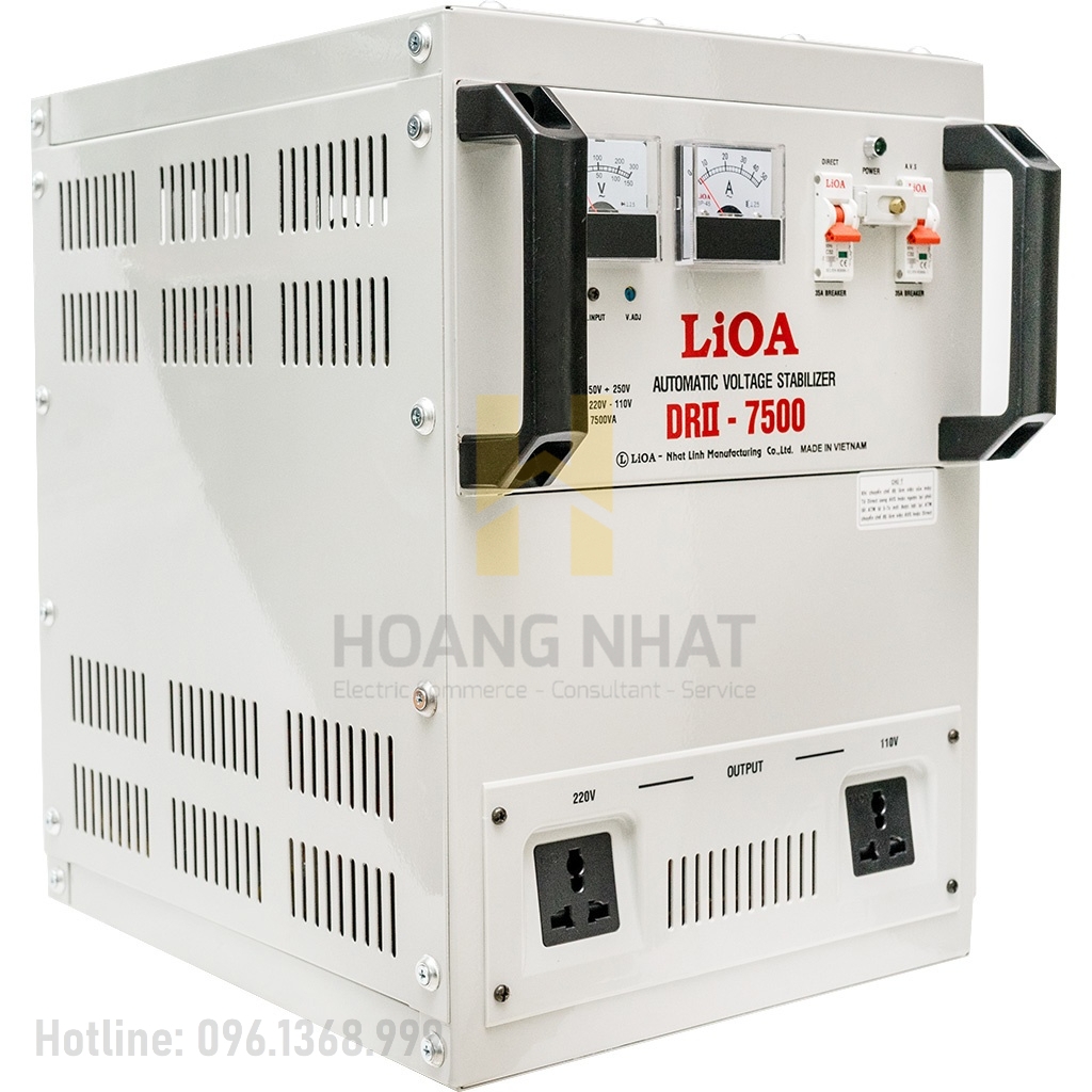 Ổn áp 1P DRII-7500II 7.5kVA Lioa