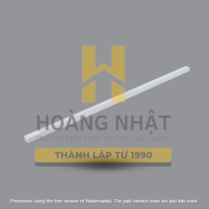 Thanh ray 2 chấu loại 1,5m trắng/đen Paragon